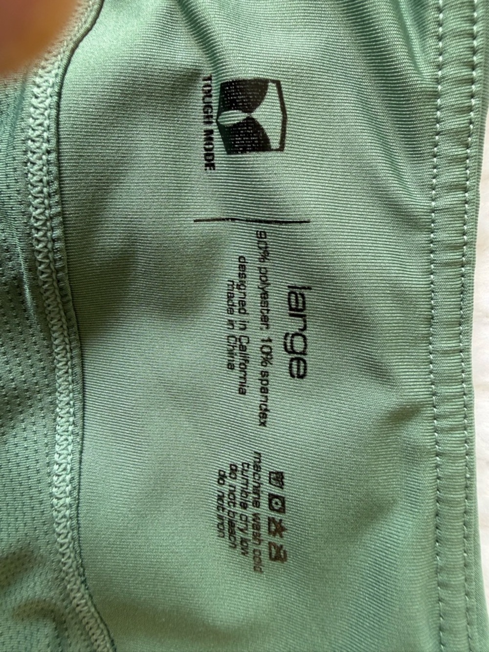 Womens  Green Performance Running Shorts Size Large - Picture 5 of 6